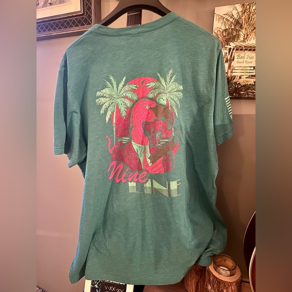 Nine Line Green Men's T-Shirt